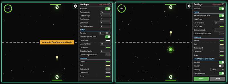 retro-pong-game screenshot
